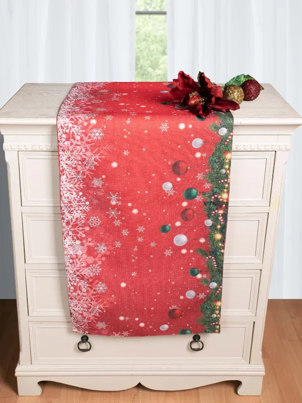 Προϊόν Χριστουγεννιάτικη Τραβέρσα με στάμπα (45cm x 170cm) ks2025-6 Εικόνα