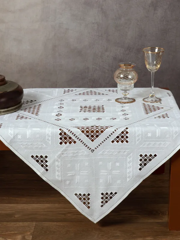 Προϊόν Χειροποίητο λευκαδίτικο καρέ 342-1 (90cm x 90cm) Εικόνα