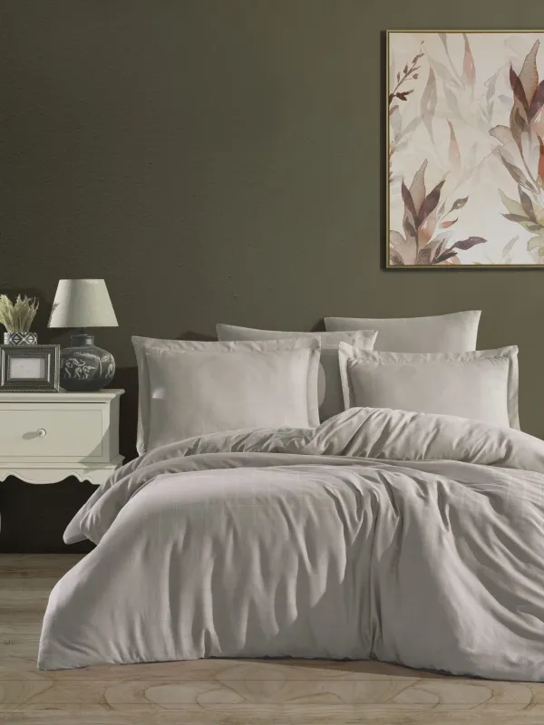 Προϊόν ΝΕΧΤ 3218 ΣΕΤ ΣΕΝΤΟΝΙ 100%CΟΤ SΑΤΙΝ SQUΑRΕ 235Χ260 4ΤΕΜ - Stone Εικόνα