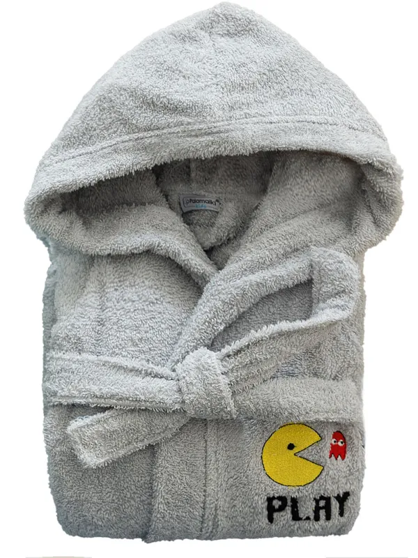 Προϊόν Μπουρνούζι με Κουκούλα Kids Bath PAC GREY 12-14 Εικόνα