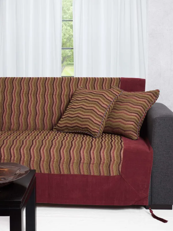 Προϊόν ΡΙΧΤΑΡΙΑ 602 κύμα (180cm x 180cm / 180cm x 250cm / 180cm x 300cm) μπορντώ Εικόνα