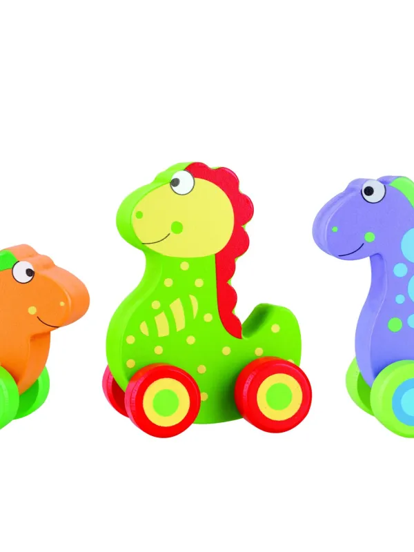 Προϊόν Σετ 3 Δεινόσαυροι Push & Pull - Orange Tree Toys Εικόνα