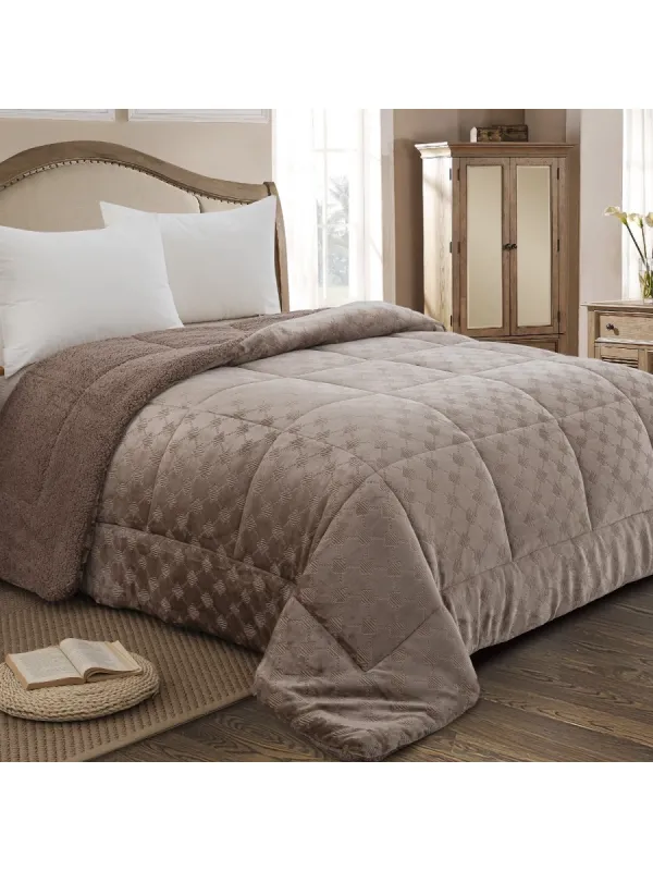 Προϊόν ΚΟΥΒΕΡΤΟΠΑΠΛΩΜΑ ΜΟΝΟ 160X240 ADAM HOME (825) MOCHA Εικόνα