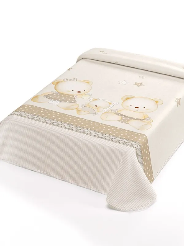 Προϊόν ΚΟΥΒΕΡΤΑ ΙΣΠΑΝΙΑΣ ΑΓΚΑΛΙΑΣ 80X110 BELPLA STER 663 BEIGE Εικόνα