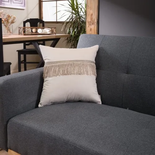 Προϊόν Μαξιλαροθήκη Velvet 01 Με Κρόσι - 45x45cm με γέμιση Εικόνα