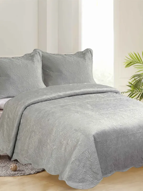 Προϊόν ΚΟΥΒΕΡΛΙ SUPERSOFT ΛΑΧΟΥΡΙ (220cm x 240cm + 2 x 50cm x 70cm ) γκρί Εικόνα