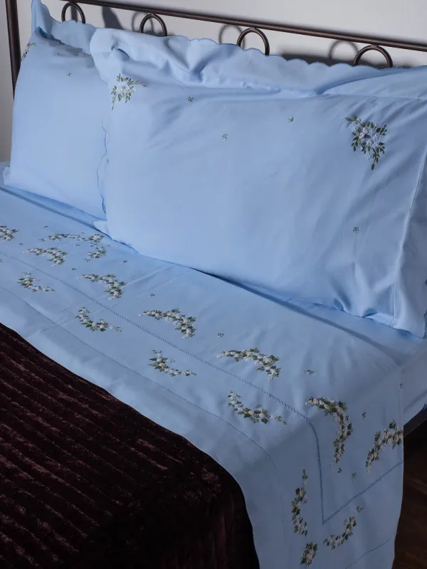 Προϊόν ΧΕΙΡΟΠΟΙΗΤΟ ΡΟΚΟΚΟ ΣΕΝΤΟΝΙ 7003 ΤΕΣΣΑΡΩΝ ΤΕΜΑΧΙΩΝ (225CM X 270CM)  ΣΙΕΛ Εικόνα