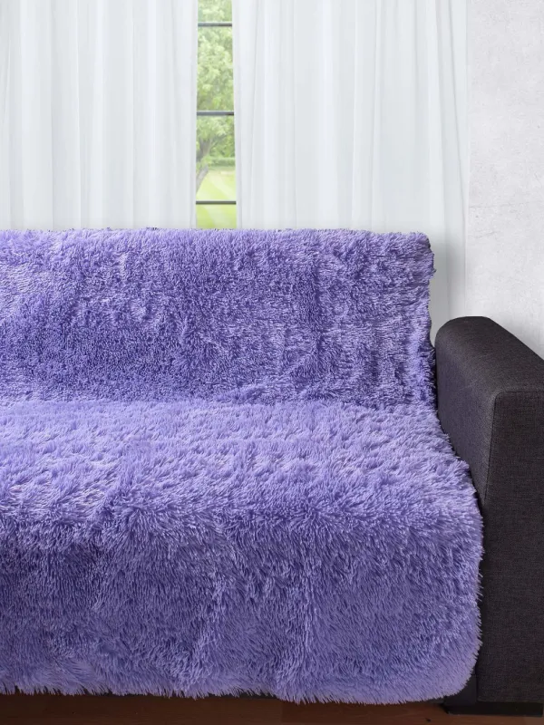 Προϊόν Διακοσμητικό μαλλιαρό ριχτάρι 5336 (145cm x 195cm) μωβ Εικόνα