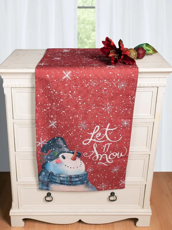 Προϊόν Χριστουγεννιάτικη Τραβέρσα με στάμπα (45cm x 170cm) ks2025-1 Εικόνα