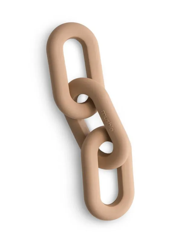 Προϊόν Μασητικό Παιχνίδι Αλυσίδα Σιλικόνης Natural - Mushie Εικόνα