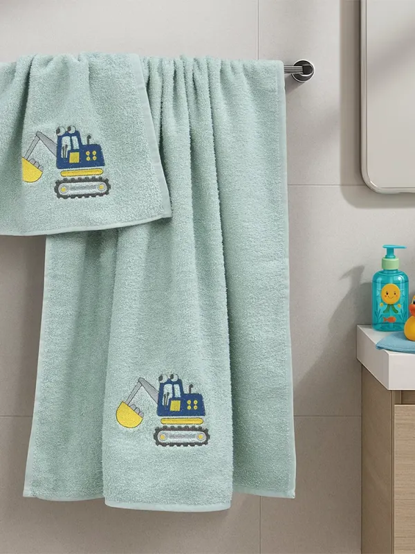 Προϊόν LINO Σετ Πετσέτες Παιδικές 2 τμχ (50x90,70x140) Trattore Μέντα Εικόνα