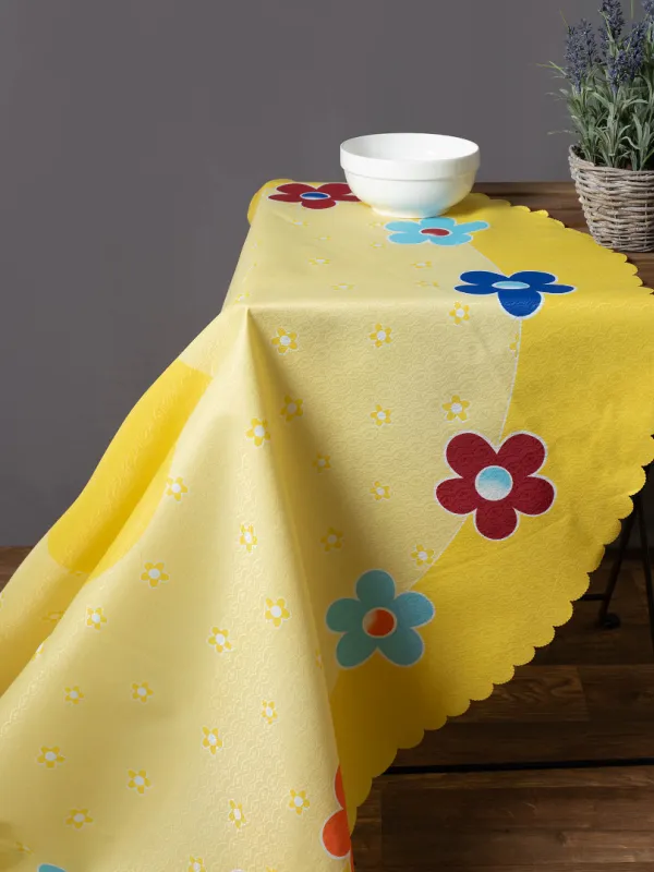 Προϊόν τραπεζομάντηλα 177 ( 150cm ροτόντα) κίτρινο Εικόνα