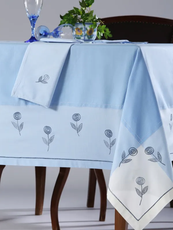 Προϊόν Τραπεζομάντηλο 623 (170cm x 220cm) σιέλ Εικόνα