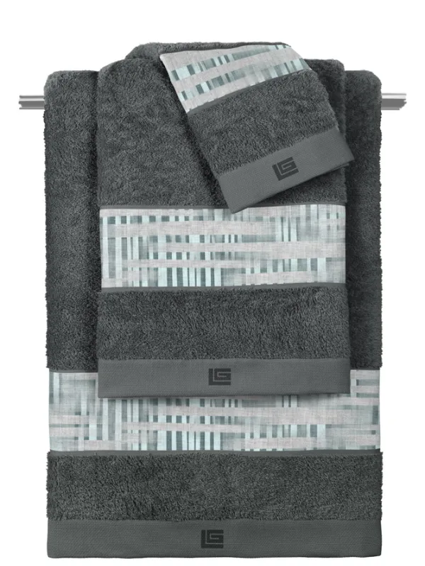 Προϊόν Σετ 3τμχ Πετσέτες Cuba Cement - Anthracite Εικόνα