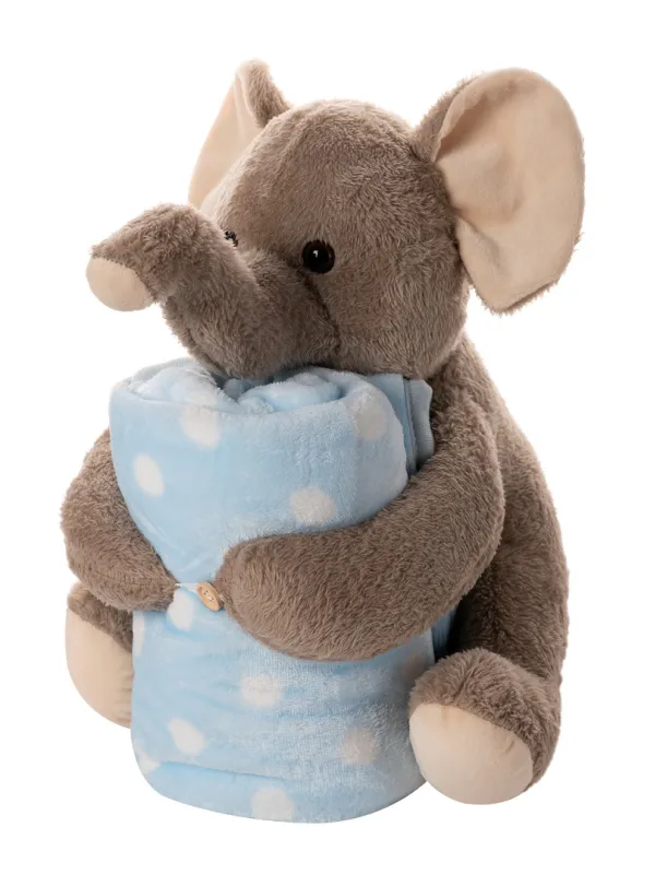 Προϊόν ΒΕΒΕ FLANNEL ΚΟΥΒΕΡΤΑΚΙ (80cm x 120cm) μπέζ ελεφαντάκι σιέλ Εικόνα