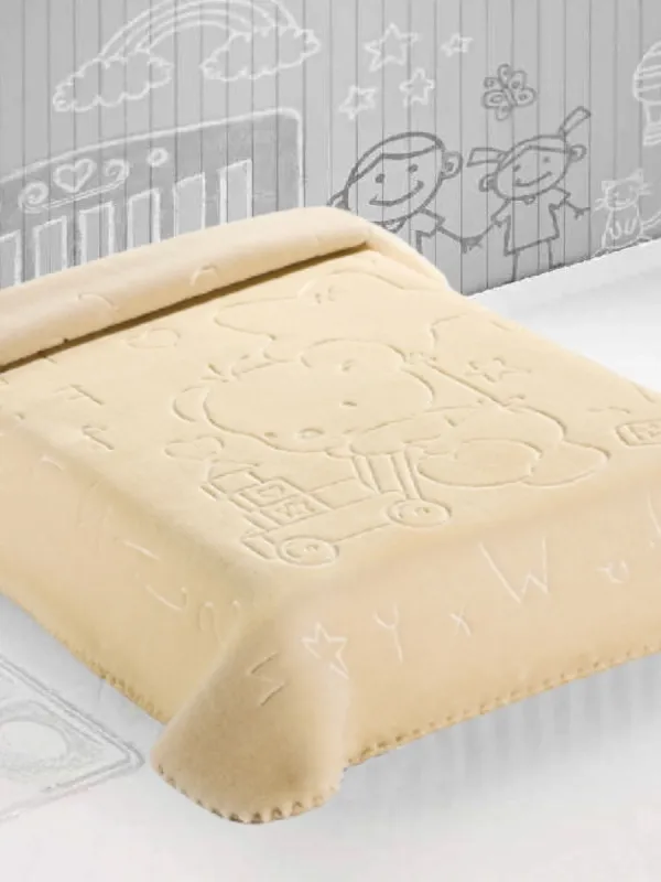 Προϊόν ΚΟΥΒΕΡΤΑ ΙΣΠΑΝΙΑΣ ΚΟΥΝΙΑΣ 110X140 BELPLA STER 521 BEIGE Εικόνα