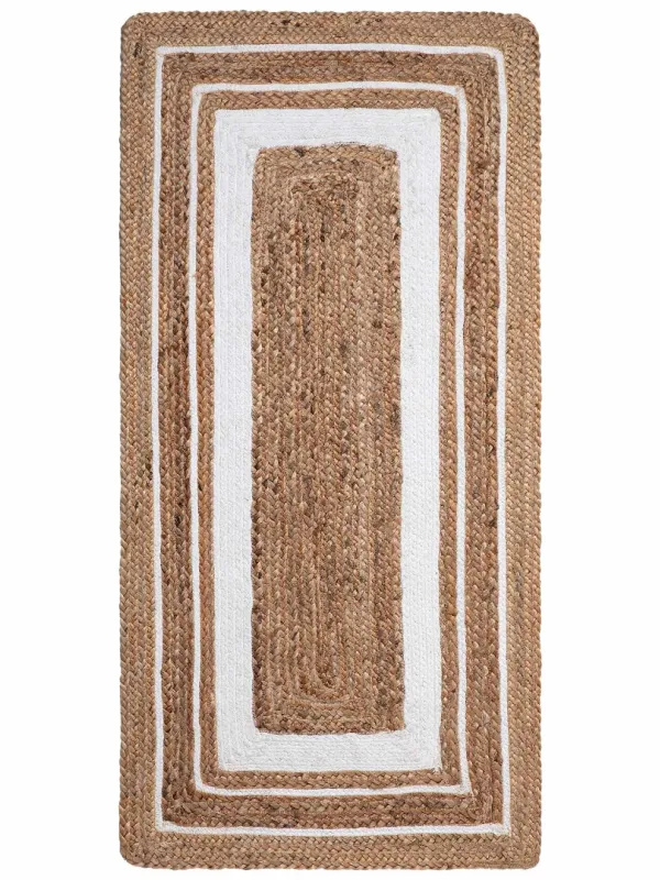 Προϊόν Χαλί γιούτα 1725 (60cm x 130cm) natural/white Εικόνα