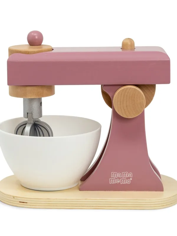 Προϊόν Ξύλινο Μίξερ με Αξεσουάρ Ροζ - Mama Memo Εικόνα