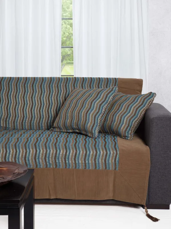 Προϊόν ΡΙΧΤΑΡΙΑ 602 κύμα (150cm x 180cm) μπλέ Εικόνα