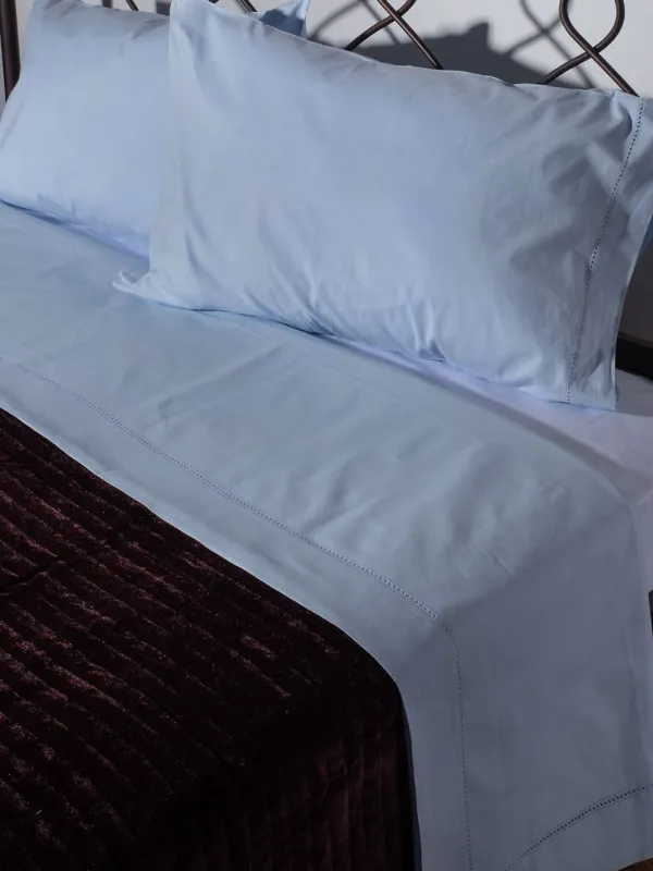 Προϊόν ΧΕΙΡΟΠΟΙΗΤΟ ΣΕΝΤΟΝΙ ΜΕ ΑΖΟΥΡ ΝΧ46 ΤΡΙΩΝ ΤΕΜΑΧΙΩΝ (225CM X 250CM) ΣΙΕΛ Εικόνα