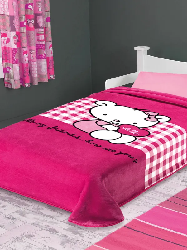 Προϊόν ΚΟΥΒΕΡΤΑ ΙΣΠΑΝΙΑΣ ΜΟΝΗ 160X220 BELPLA STER 272  FUCHSIA Εικόνα