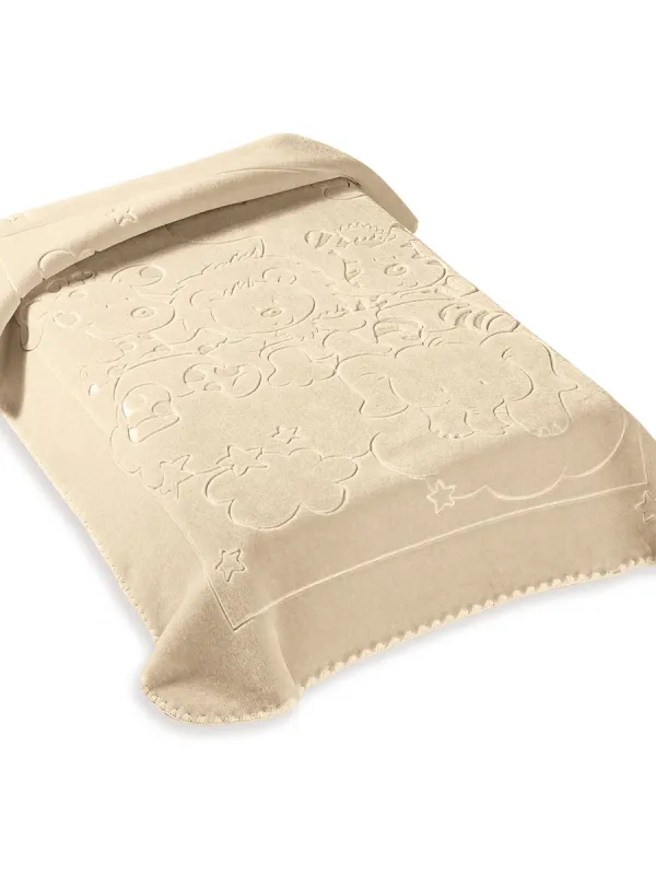 Προϊόν ΚΟΥΒΕΡΤΑ ΙΣΠΑΝΙΑΣ ΚΟΥΝΙΑΣ 110X140 BELPLA STER 520 BEIGE Εικόνα