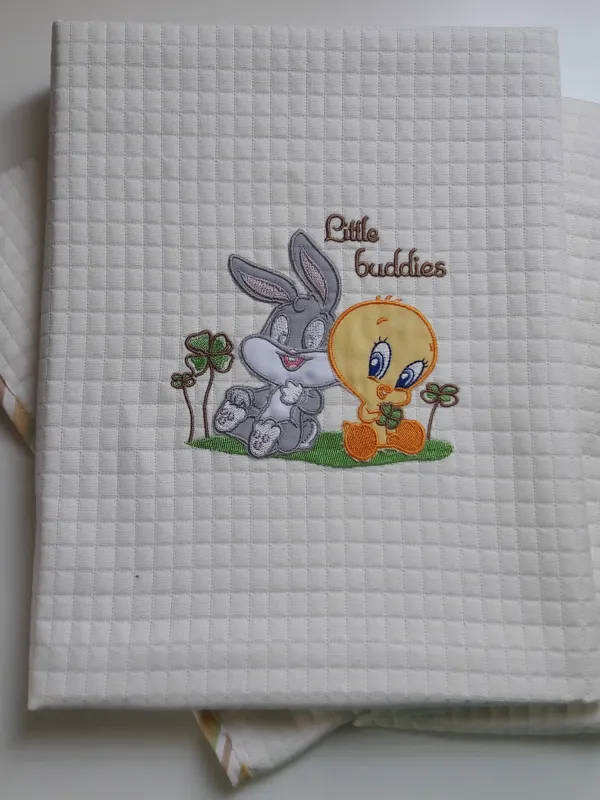 Προϊόν Κουβέρτα Πικέ Αγκαλιάς Baby Looney Tunes Design 30A Εικόνα