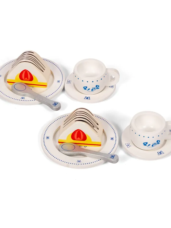 Προϊόν Ξύλινο Σετ Τσάι και Παστάκια - Mama Memo Εικόνα