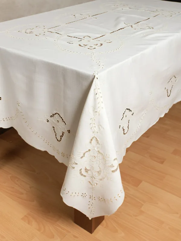 Προϊόν Τραπεζομάντηλο μηχανής 563 (165cm x 220cm) Μπέζ Εικόνα