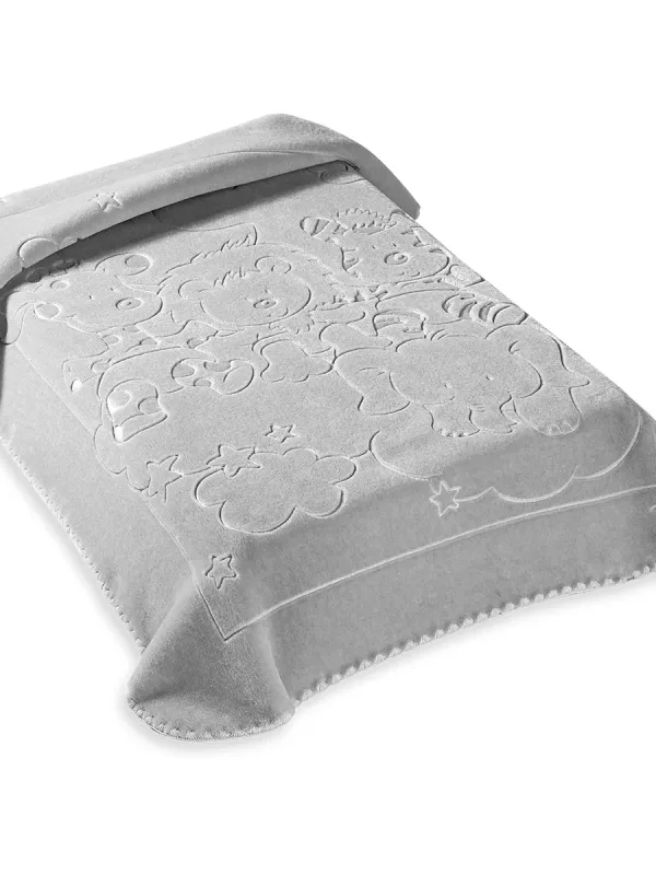 Προϊόν ΚΟΥΒΕΡΤΑ ΙΣΠΑΝΙΑΣ ΚΟΥΝΙΑΣ 110X140 BELPLA STER 520 GREY Εικόνα