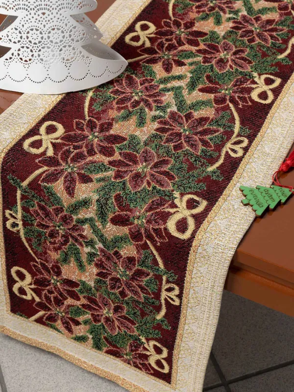 Προϊόν χριστουγεννιάτικη τραβέρσα (33cm x 170cm) 719 Εικόνα