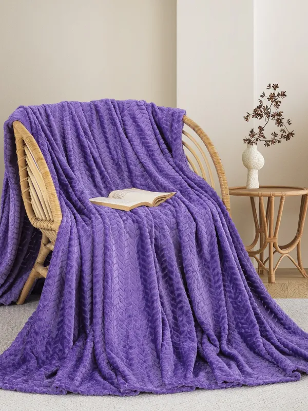 Προϊόν ΚΟΥΒΕΡΤΑ  FLEECE ΥΠΕΡΔΙΠΛΟ 220X240 ADAM HOME (550)  PURPLE(73) Εικόνα
