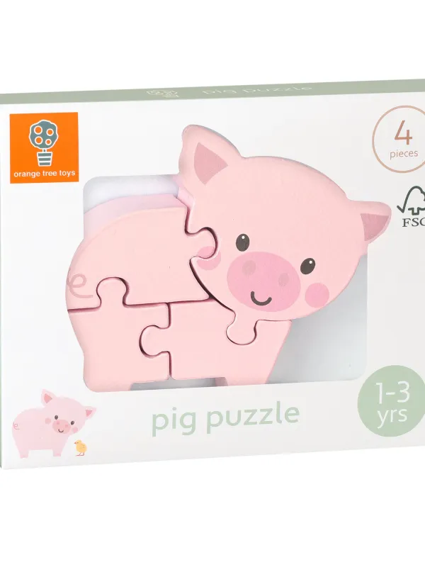 Προϊόν Παζλ Γουρουνάκι Orange Tree Toys Εικόνα