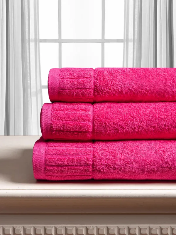 Προϊόν Βαμβακερή πετσέτα ΜΕΛΩΔΙΑ 600gsm (50cm x 100cm) φούξια Εικόνα
