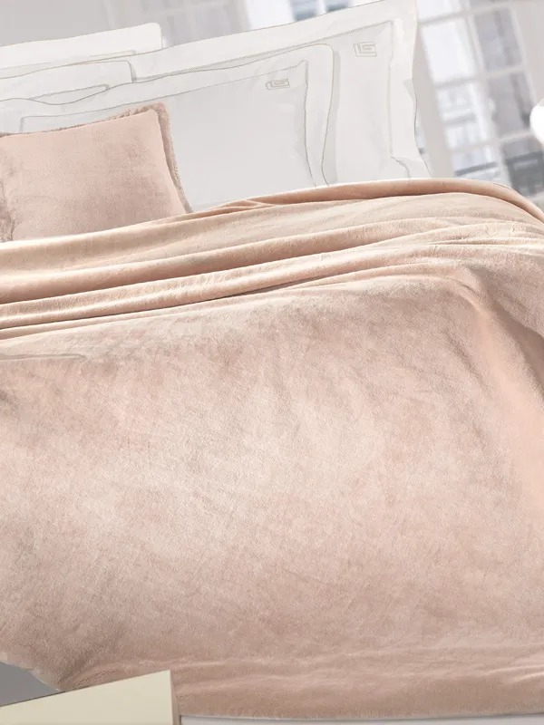 Προϊόν Σετ 2τμχ Κουβέρτα Velvet Pudra  Εικόνα