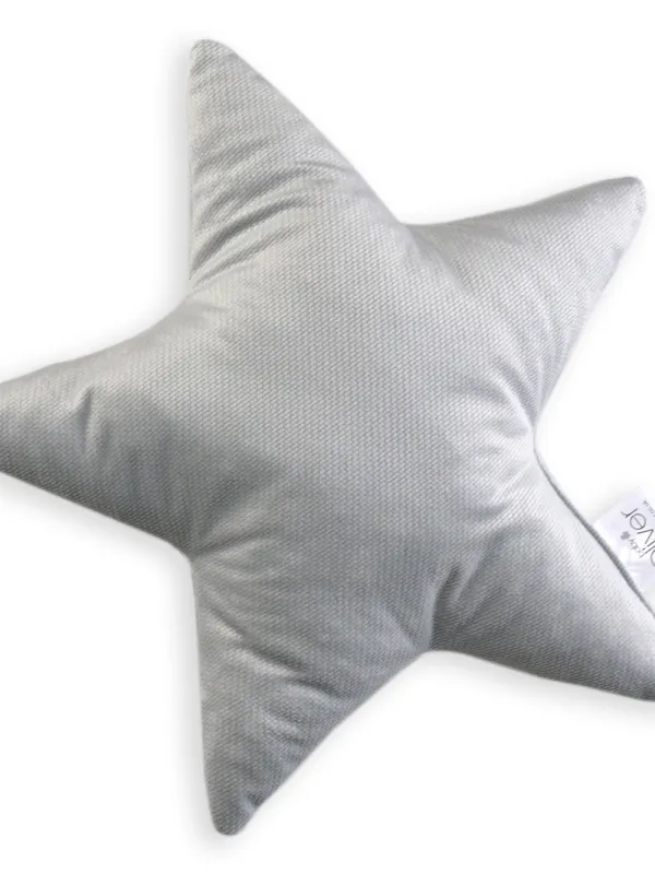 Προϊόν Oliver Baby Μαξιλάρι Διακοσμητικό Αστέρι Βελουτέ Γκρι 37χ37 Εικόνα