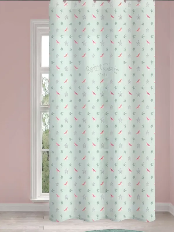 Προϊόν Παιδική & Βρεφική Κουρτίνα Soft-Touch Rosie Mint V2 με Τρουκς  Εικόνα