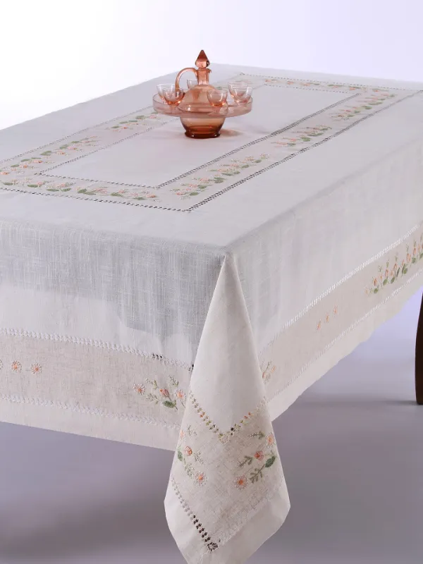 Προϊόν Χειροποίητο τραπεζομάντηλο 9858 (170cm x 270cm) ρόζ Εικόνα