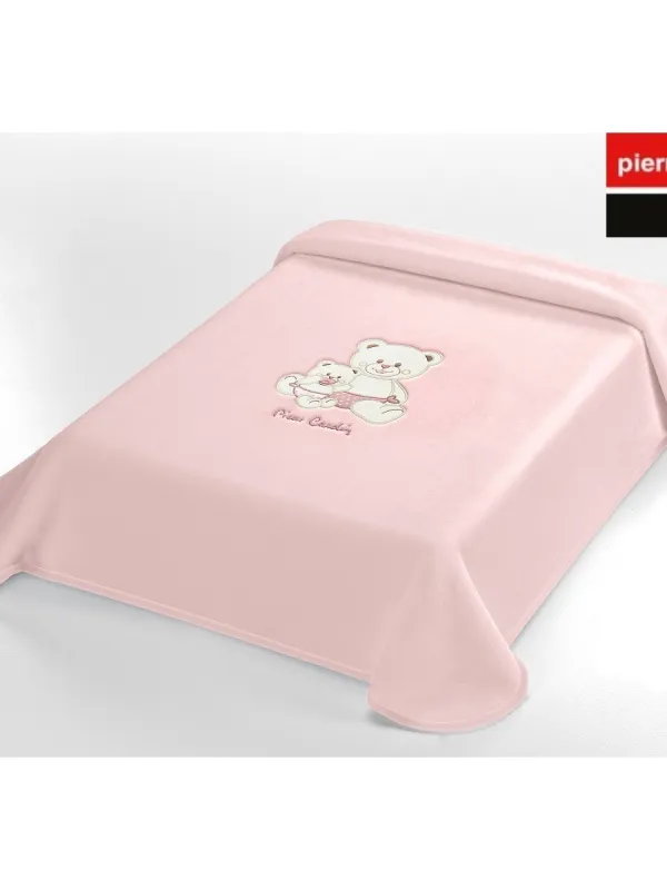 Προϊόν ΚΟΥΒΕΡΤΑ ΑΓΚΑΛΙΑΣ 80Χ110 PIERRE CARDIN (760) PINK Εικόνα