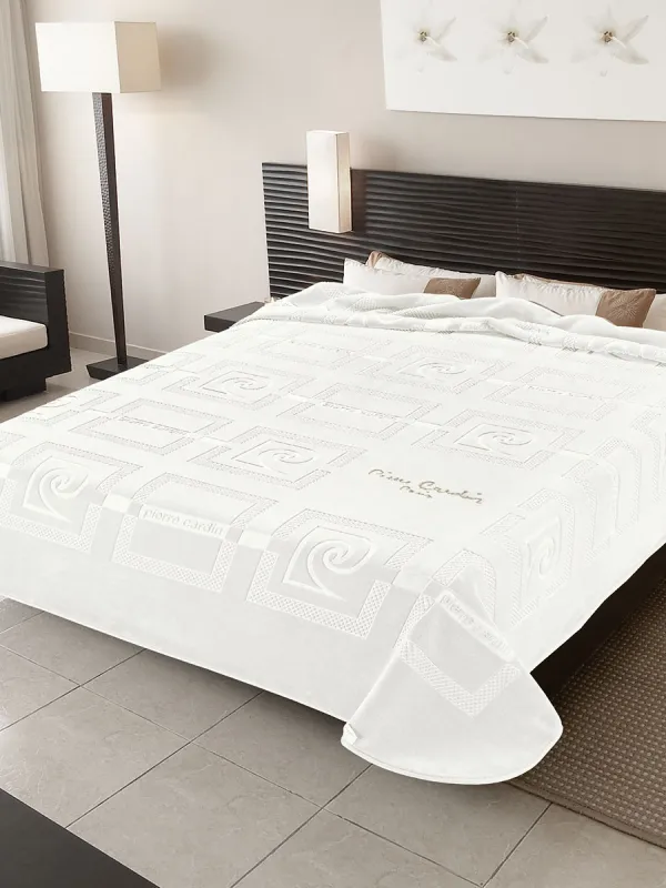 Προϊόν ΚΟΥΒΕΡΤΑ ΥΠΕΡΔΙΠΛΗ 220X240 PIERRE CARDIN STER NANCY 657  NATURAL(29) Εικόνα