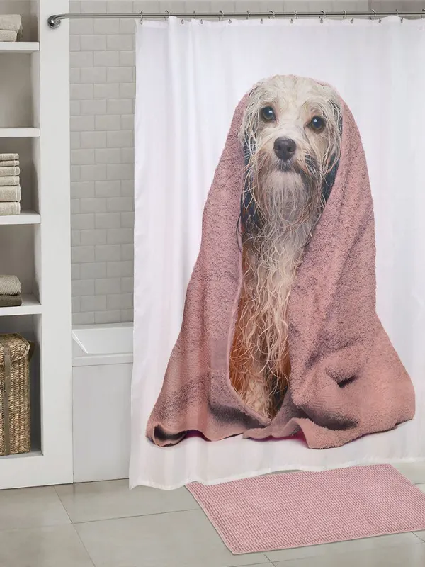 Προϊόν LINO ΚΟΥΡΤΙΝΑ ΜΠΑΝΙΟΥ DOGGA 180X200 Εικόνα