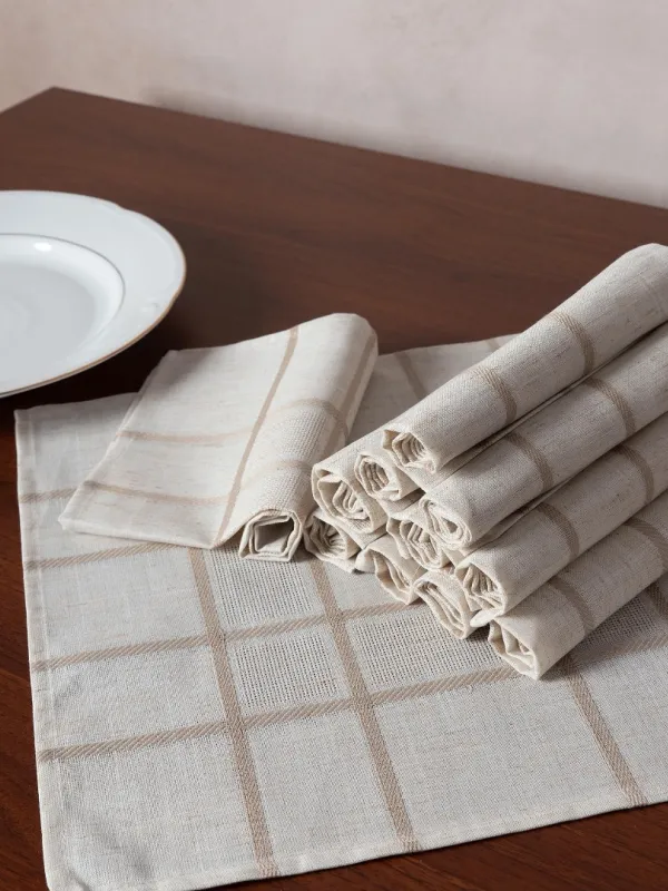 Προϊόν Πετσέτες Φαγητού (12 τεμάχια) 2056 (40cm x 40cm) Άμμου Εικόνα