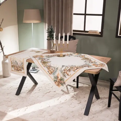 Προϊόν Καρέ &amp; Τραβέρσα Millstatt (Σετ 2τεμ.) - 100x100cm &amp; 40x100cm Εικόνα