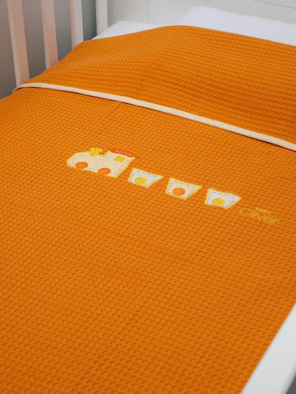 Προϊόν Baby Oliver des.473 Κουβέρτα Πικέ Κούνιας 100x140 Εικόνα