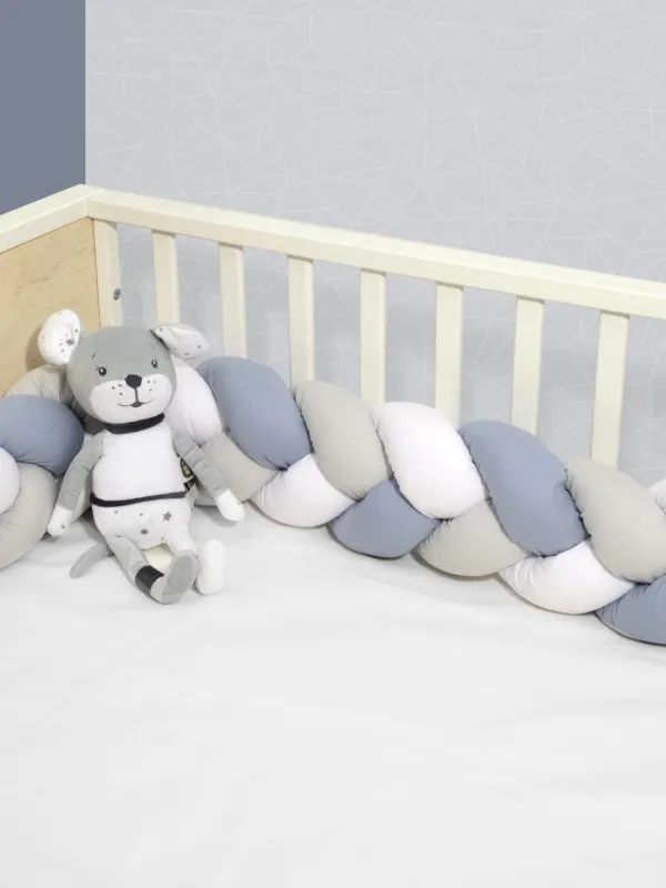 Προϊόν Πλεξούδα τριπλή βαμβακερή 20X200  με ειδική εσωτερική επένδυση Design 3175 Oliver Baby Εικόνα