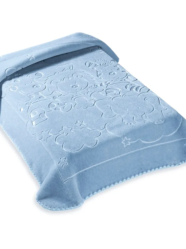 Προϊόν ΚΟΥΒΕΡΤΑ ΙΣΠΑΝΙΑΣ ΚΟΥΝΙΑΣ 110X140 BELPLA STER 520 BLUE Εικόνα