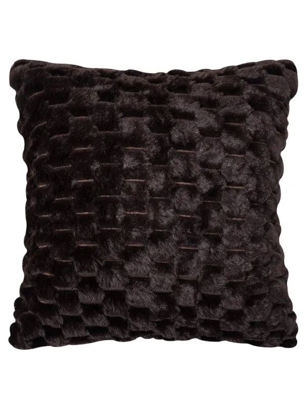 Προϊόν Γούνινη διακοσμητική μαξιλαροθήκη mink (65cm x 65cm) καφέ Εικόνα