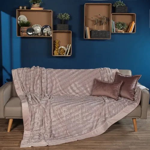 Προϊόν Ριχτάρι- Κουβέρτα Stone Flower 12 - 160x220cm Εικόνα