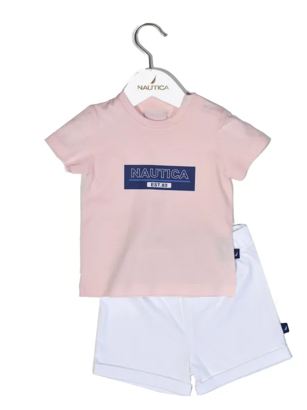 Προϊόν Design 12 Σετ T-Shirt & Shorts Jersey Pink/White 86cm 12-18 μηνών Εικόνα