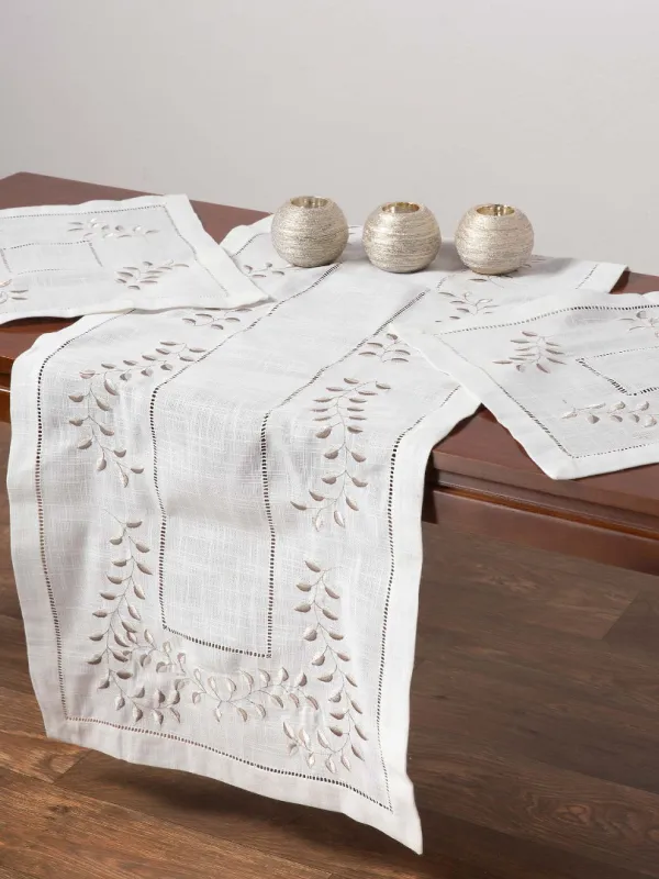 Προϊόν τραπεζομάντηλα (60cm x 60cm) 3279 λευκό Εικόνα